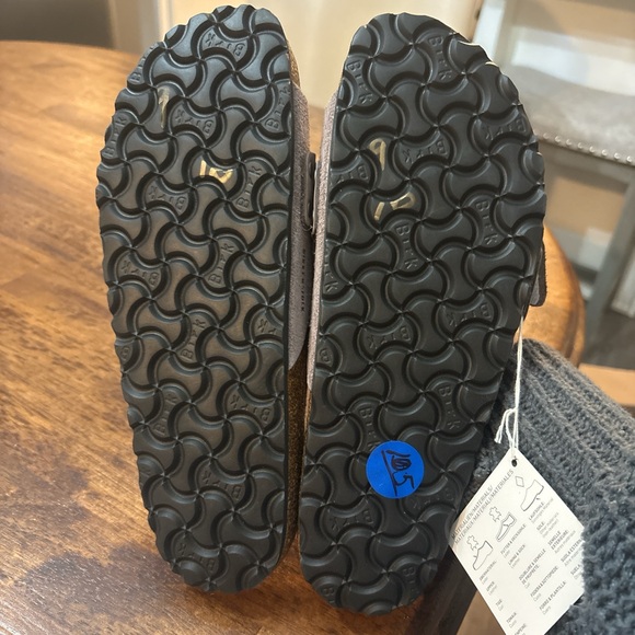 Birkenstock Soft Gray Suede Sandals - Picture 4 of 4